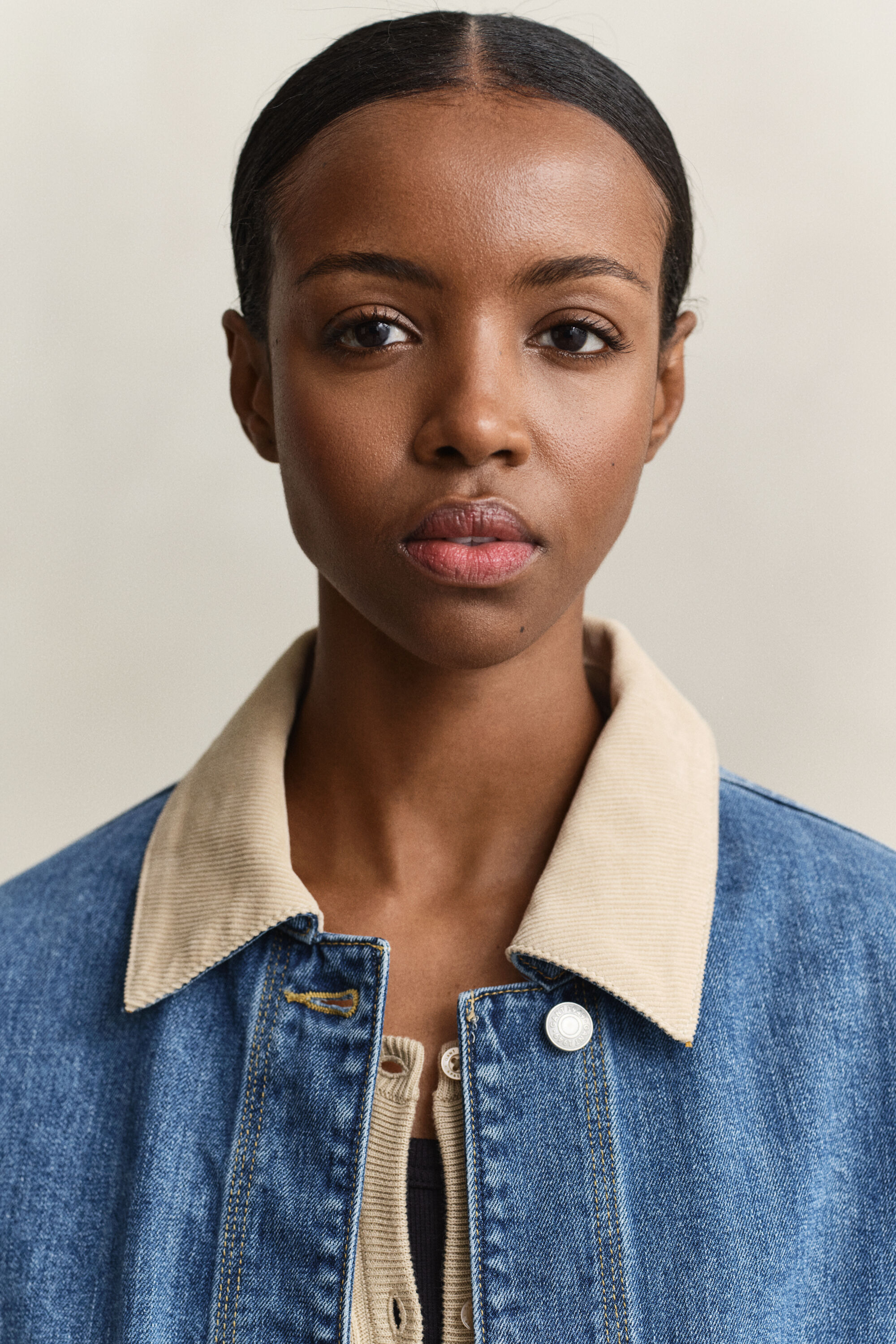 Decker jakke i denim