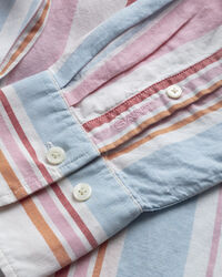 Flerstribet skjortekjole