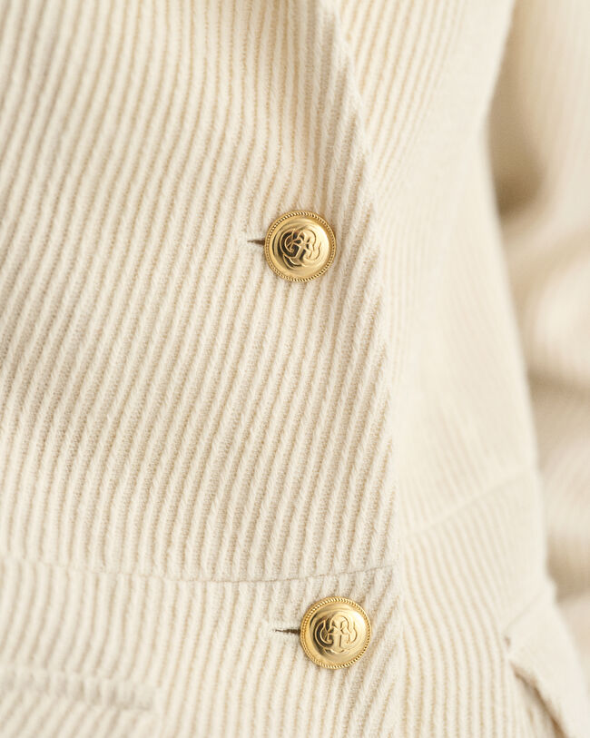 Slim fit blazerjakke med tekstur