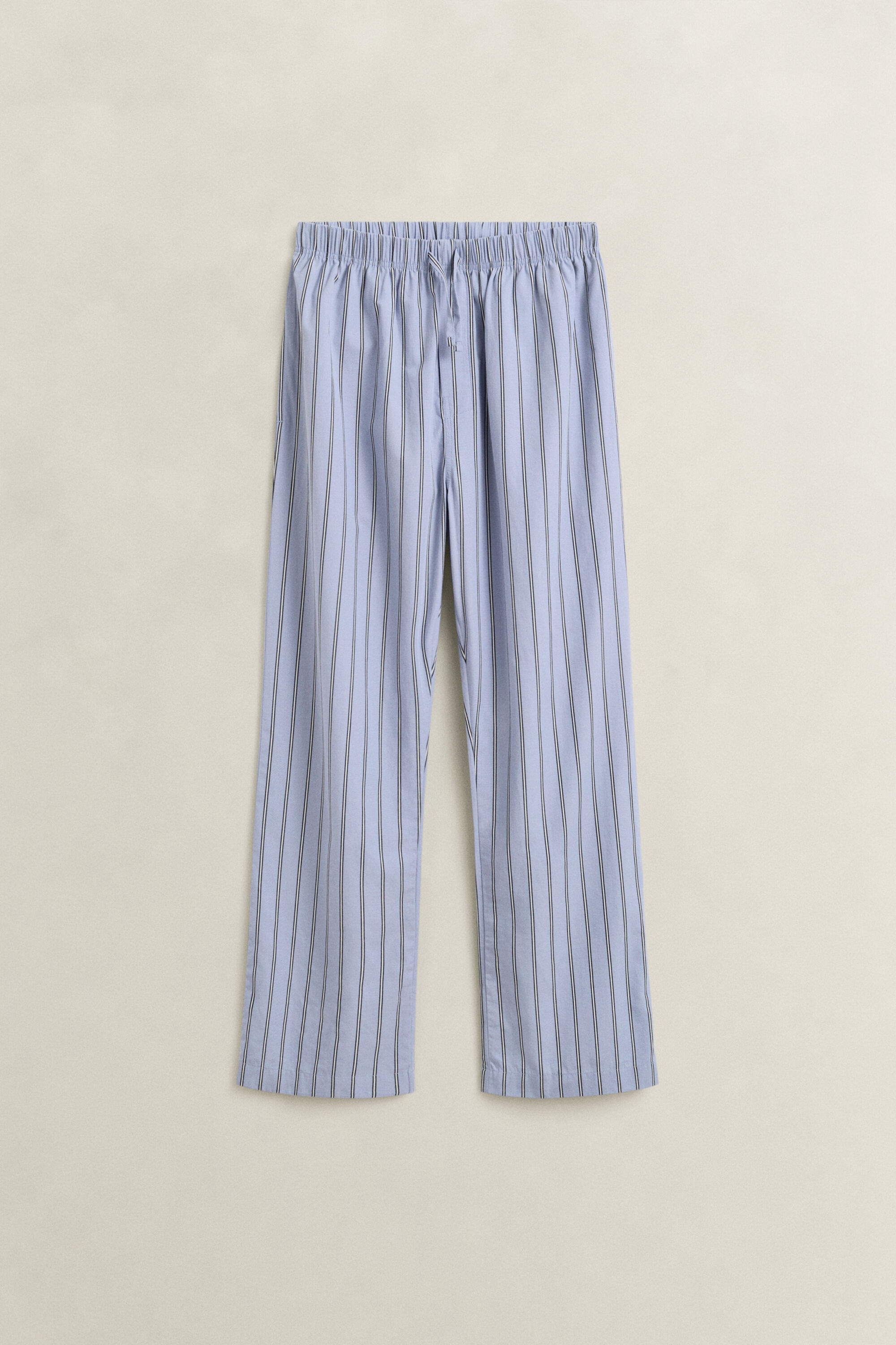 Stribede poplin pyjamasbukser