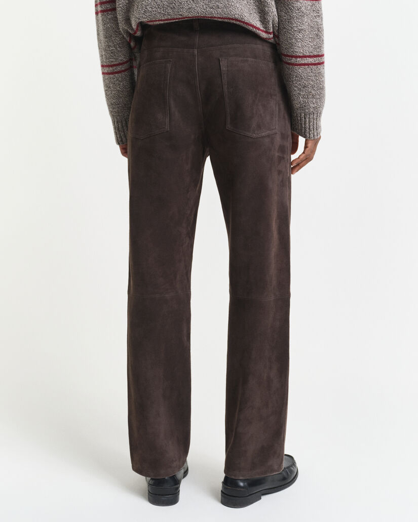 Straight fit jeans i ruskind