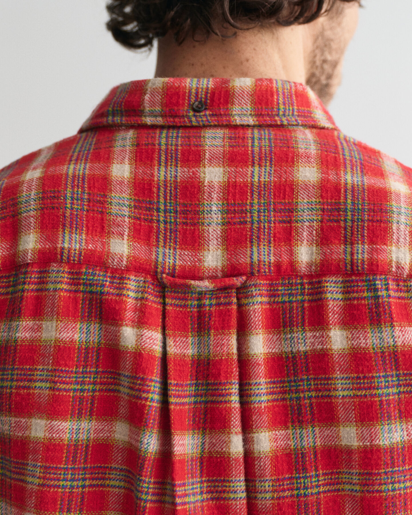 Relaxed fit ternet flannelskjorte