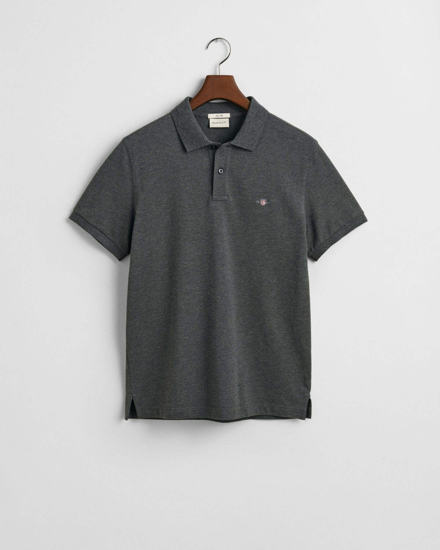 Slim fit Shield Piqué poloskjorte