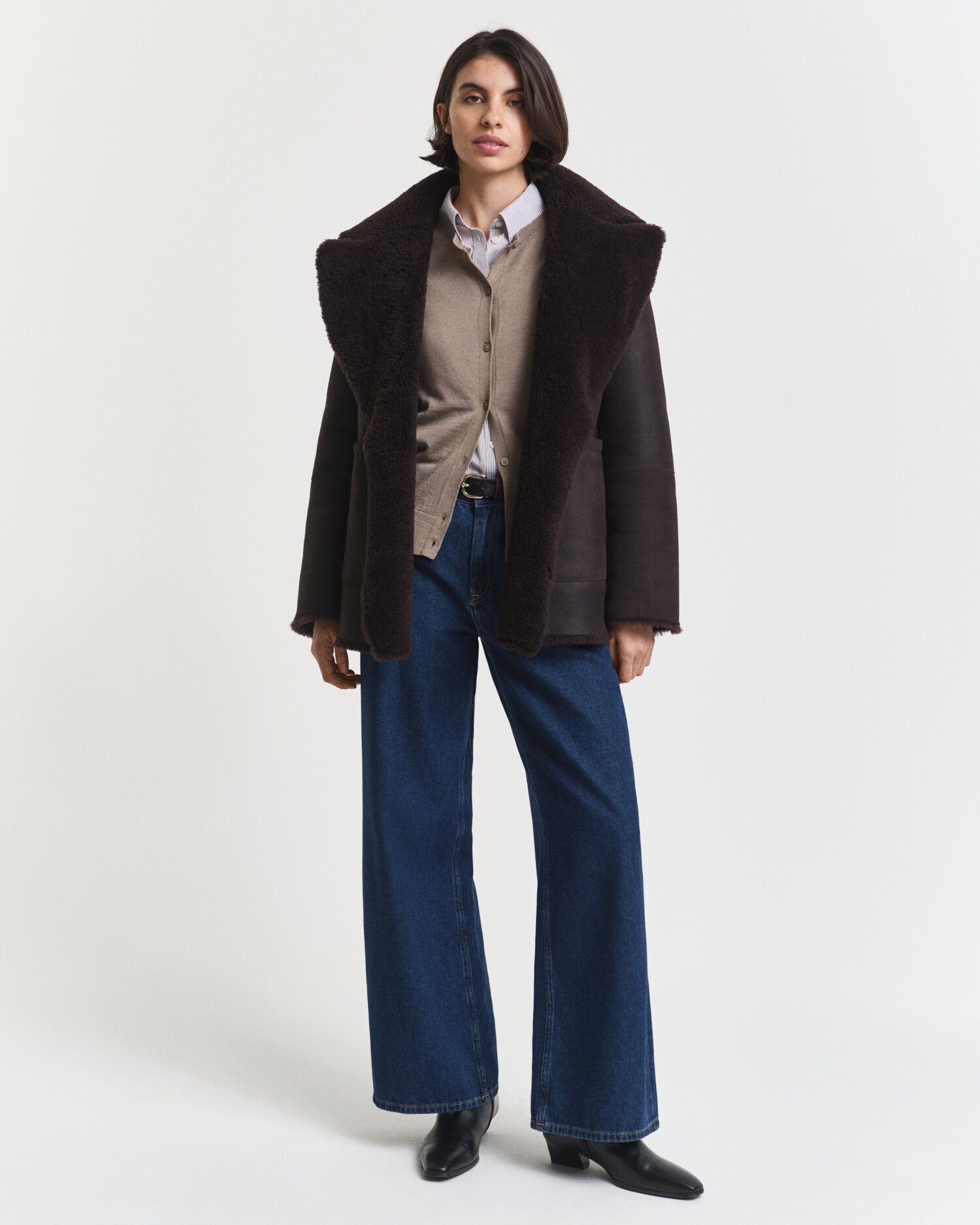 Cardigan af ekstra fin merinould