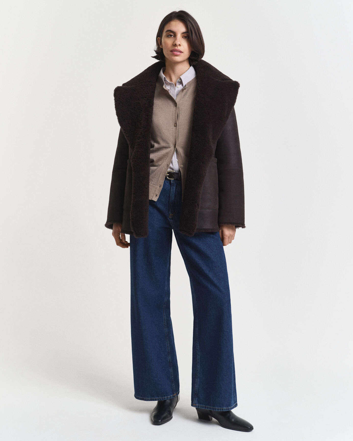 Cardigan af ekstra fin merinould