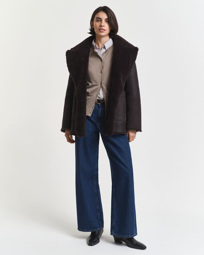 Cardigan af ekstra fin merinould