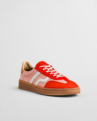 Cuzima satin- og ruskindssneakers