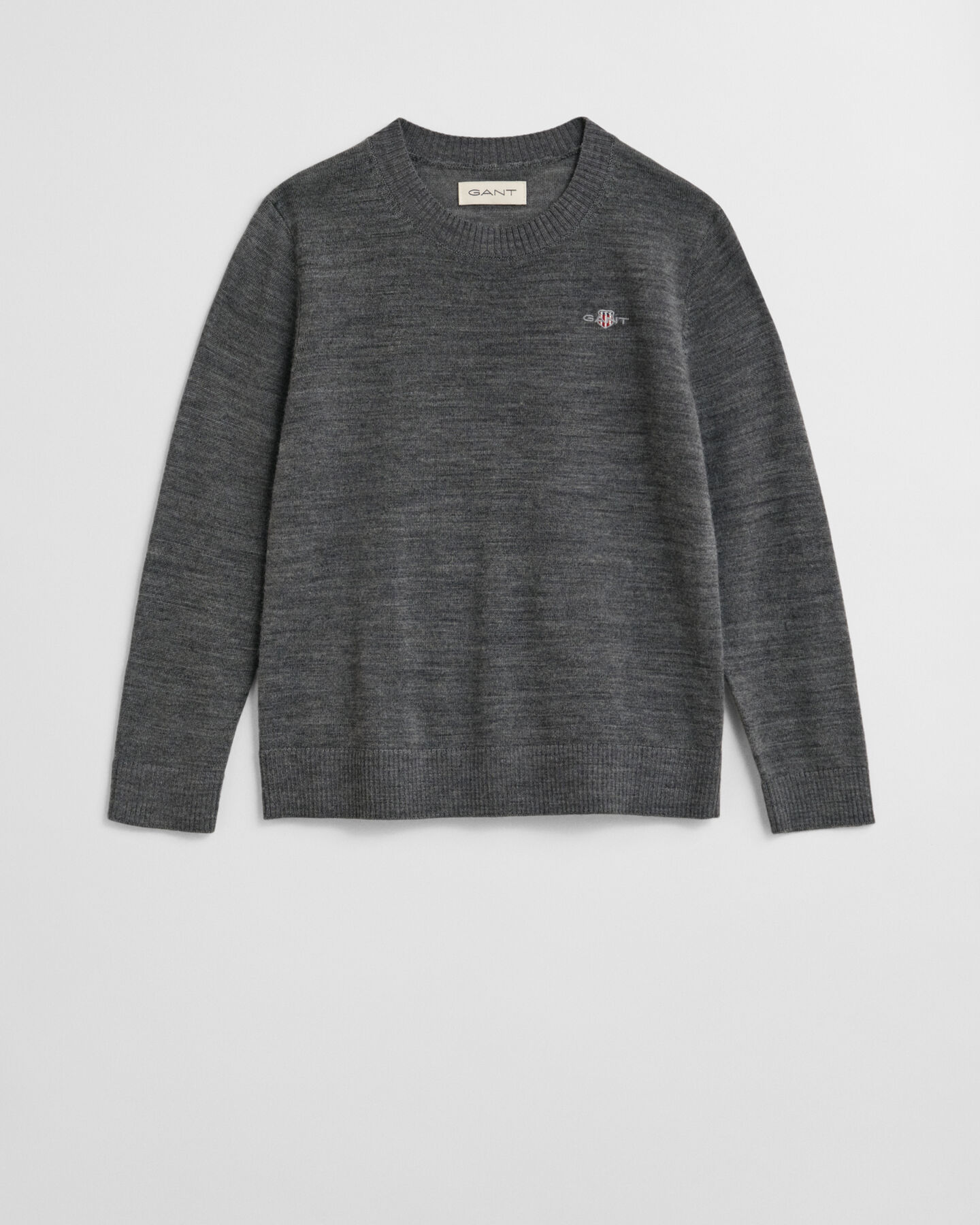 Kids crewneck sweater af ekstra fin merinould