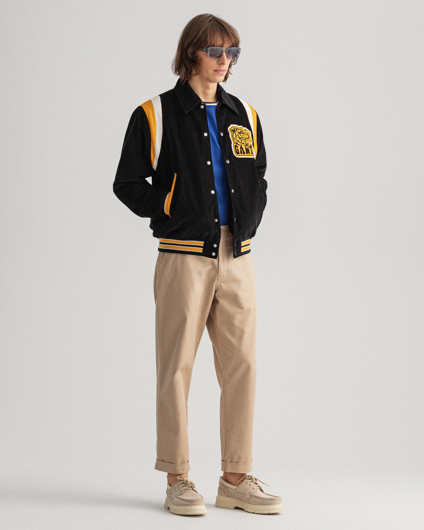 GANT Varsity Jacket af jernbanefløjl