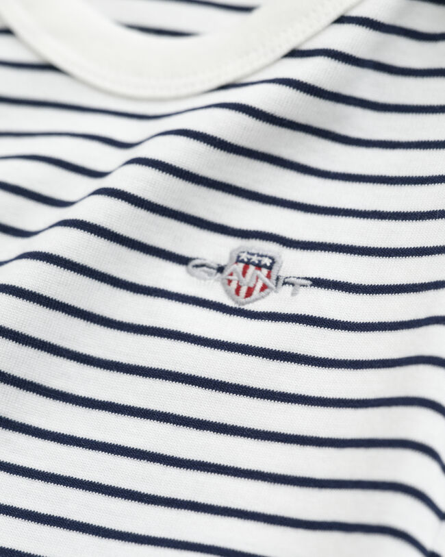 Baby stribet Shield bodysuit