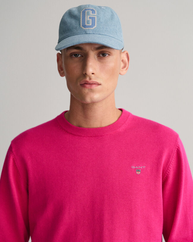 Classic crewneck sweater i bomuld