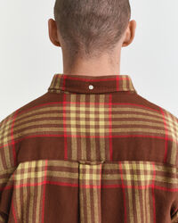 Oversized flannelskjorte i twill