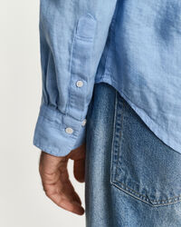 Regular fit garment-dyed h&oslash;rskjorte