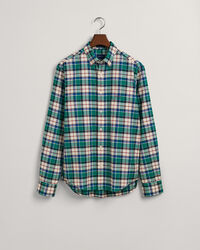 Regular fit ternet Oxford skjorte
