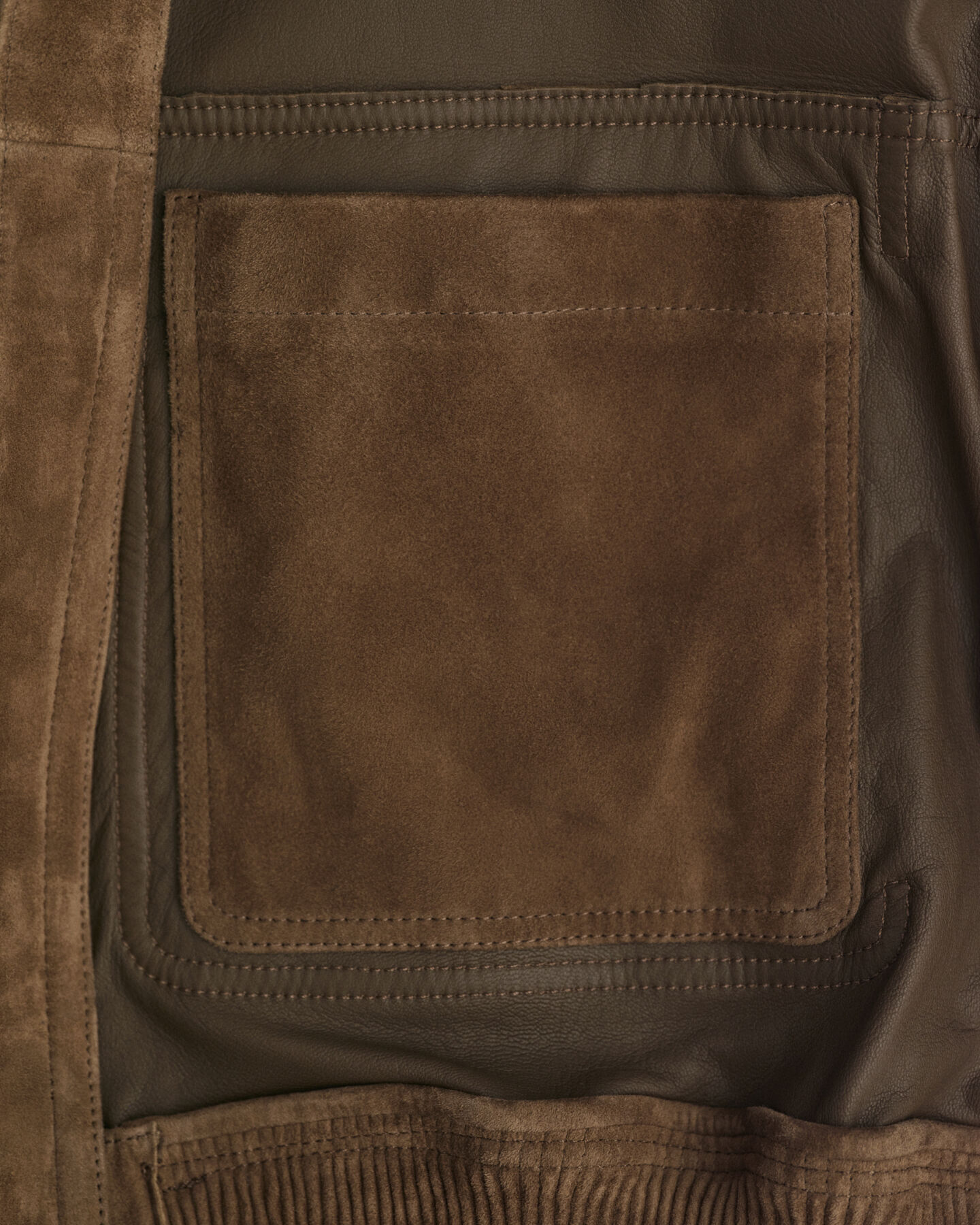 Flyverjakke af ruskind