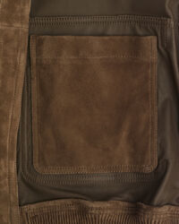 Flyverjakke af ruskind