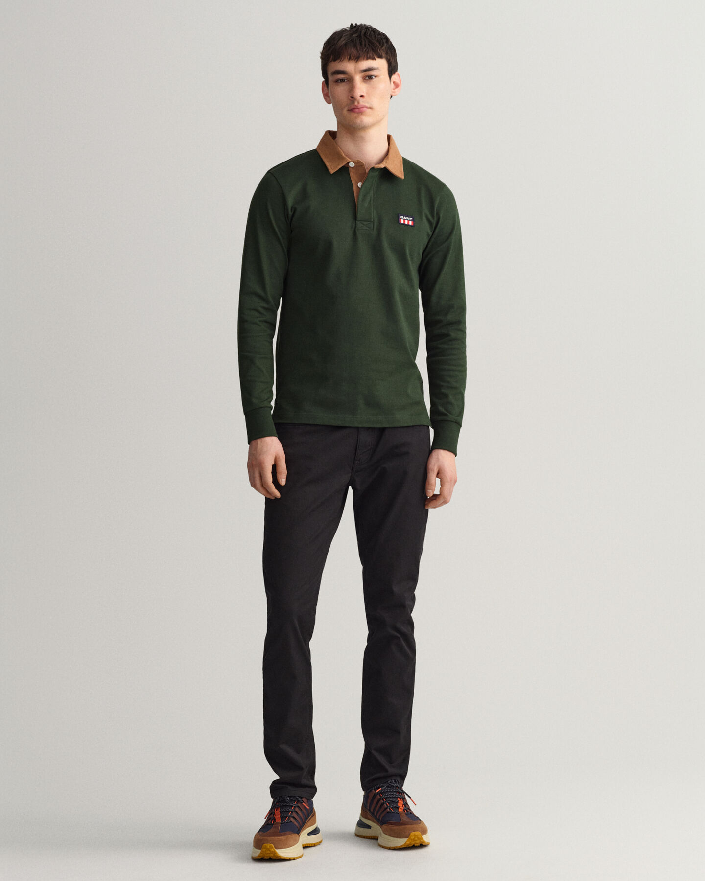 Heavy Rugger med krave i jernbanefl&oslash;jl