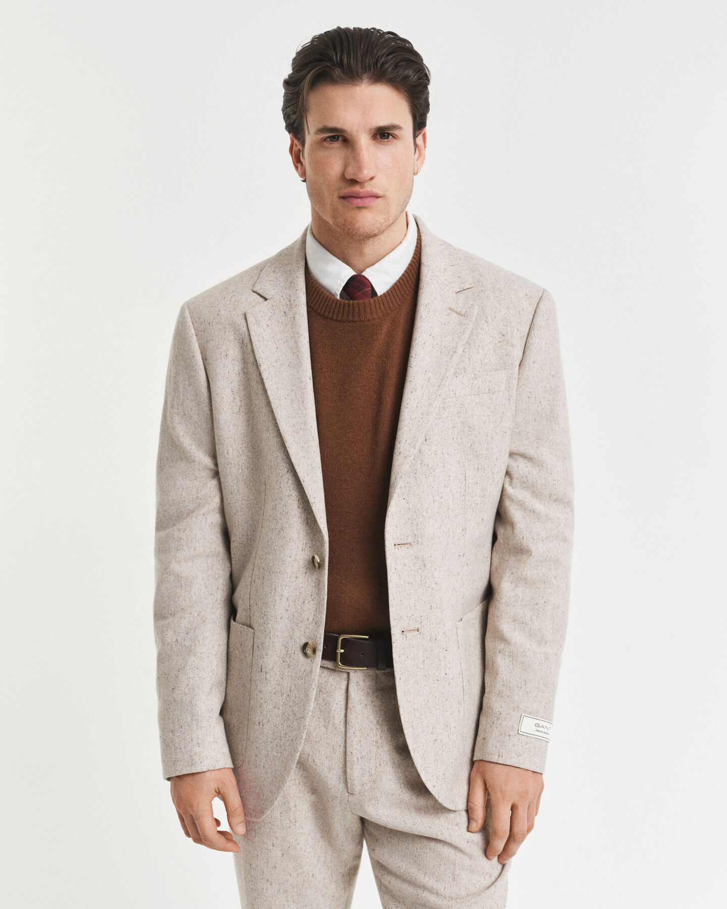 Slim fit Donegal jakkesæt-jakke