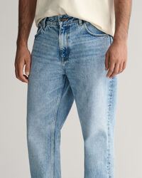 Loose fit jeans med brede ben