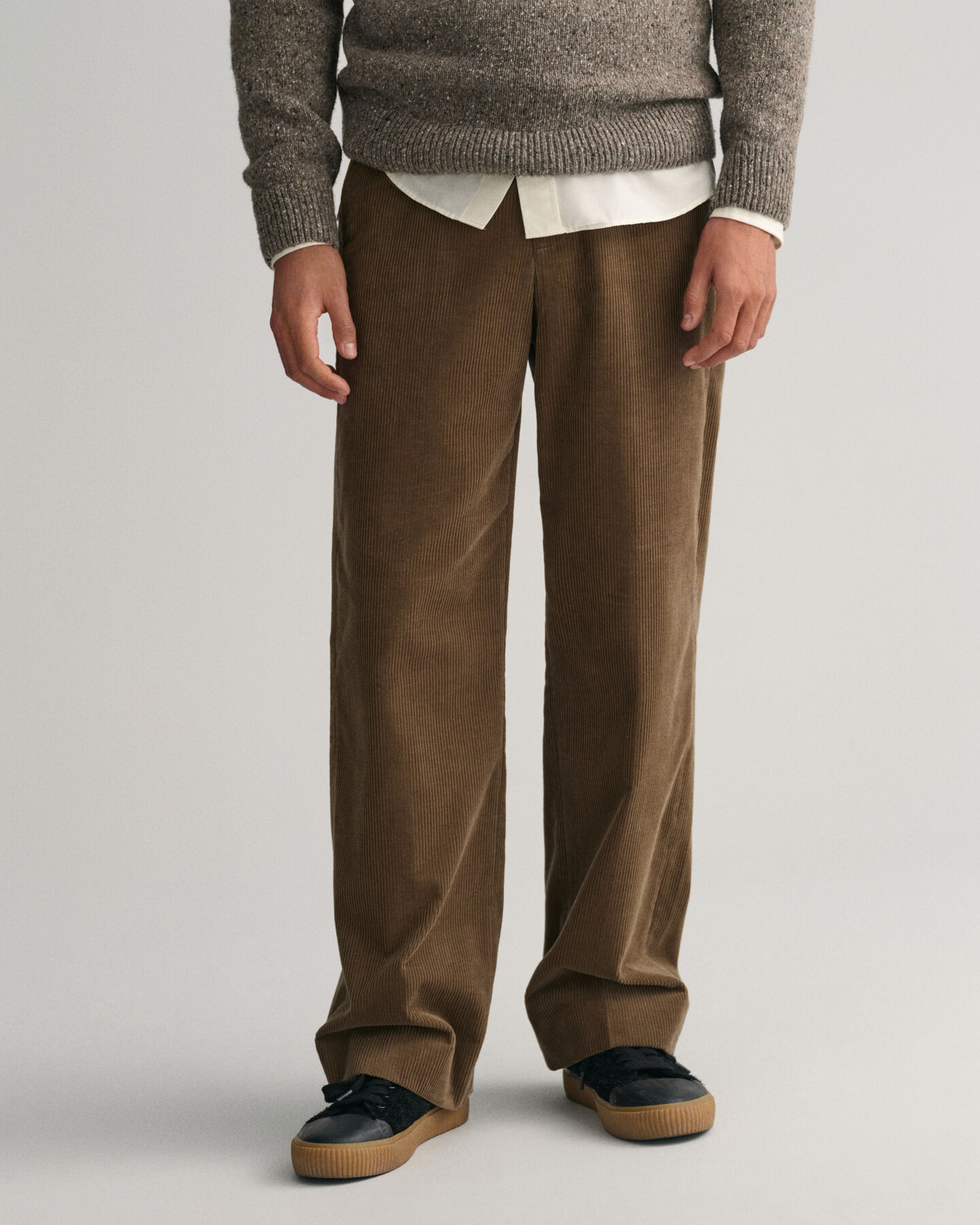 Jakkesæt-bukser i jernbanefløjl