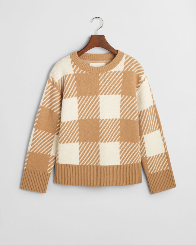 Buffalo-ternet sweater med crewneck