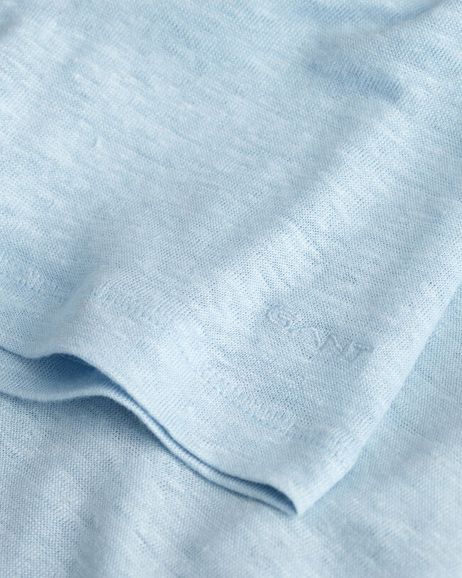 T-shirt af h&oslash;r med V-hals