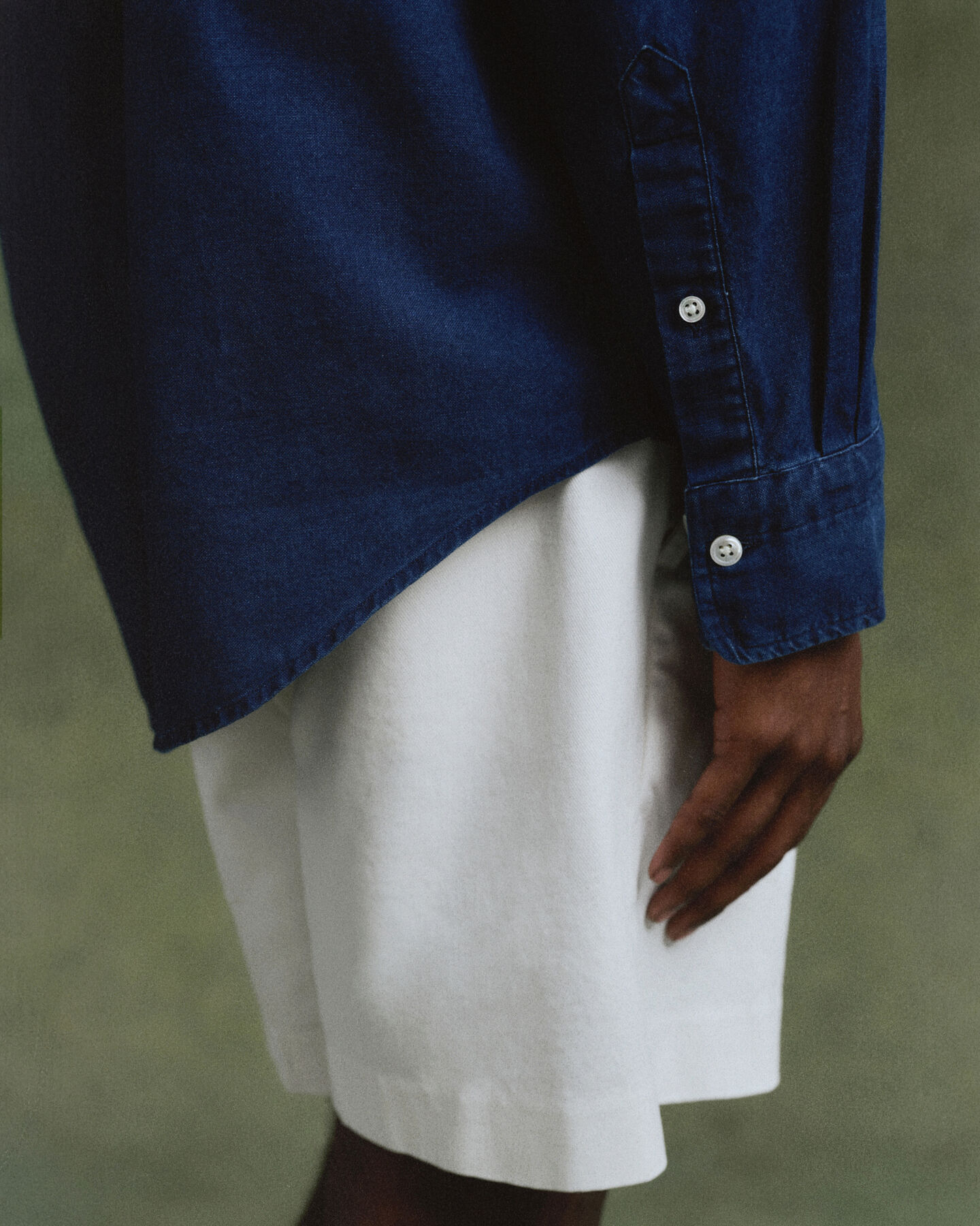 Relaxed Indigo Oxford-skjorte