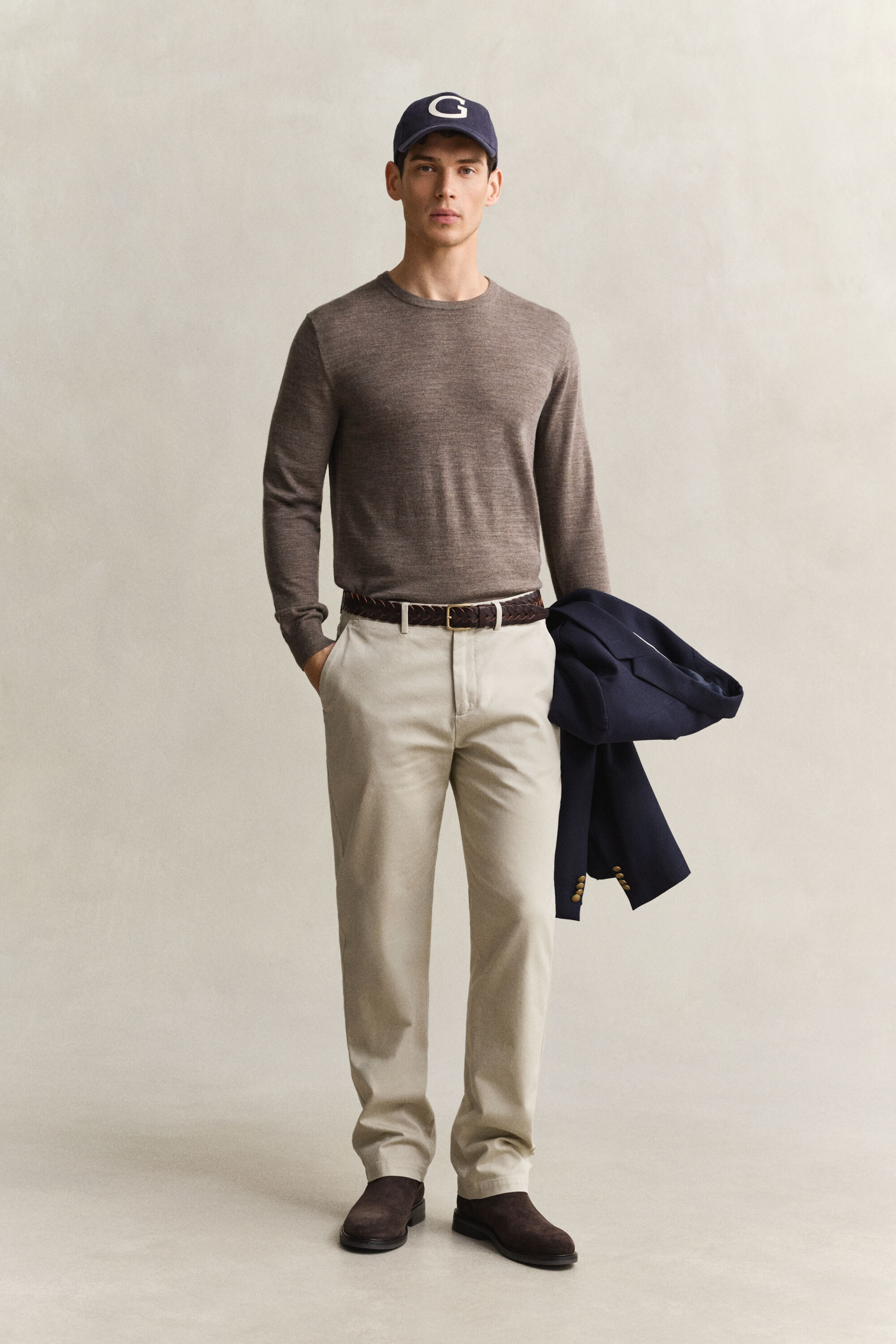 Regular fit smarte chinobukser