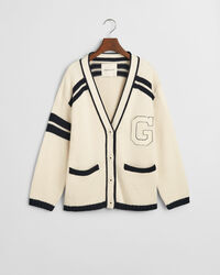 GANT Varsity cardigan med V-hals