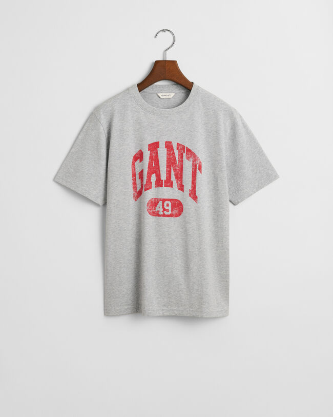 Teens T-shirt med GANT 49 Arch-tryk