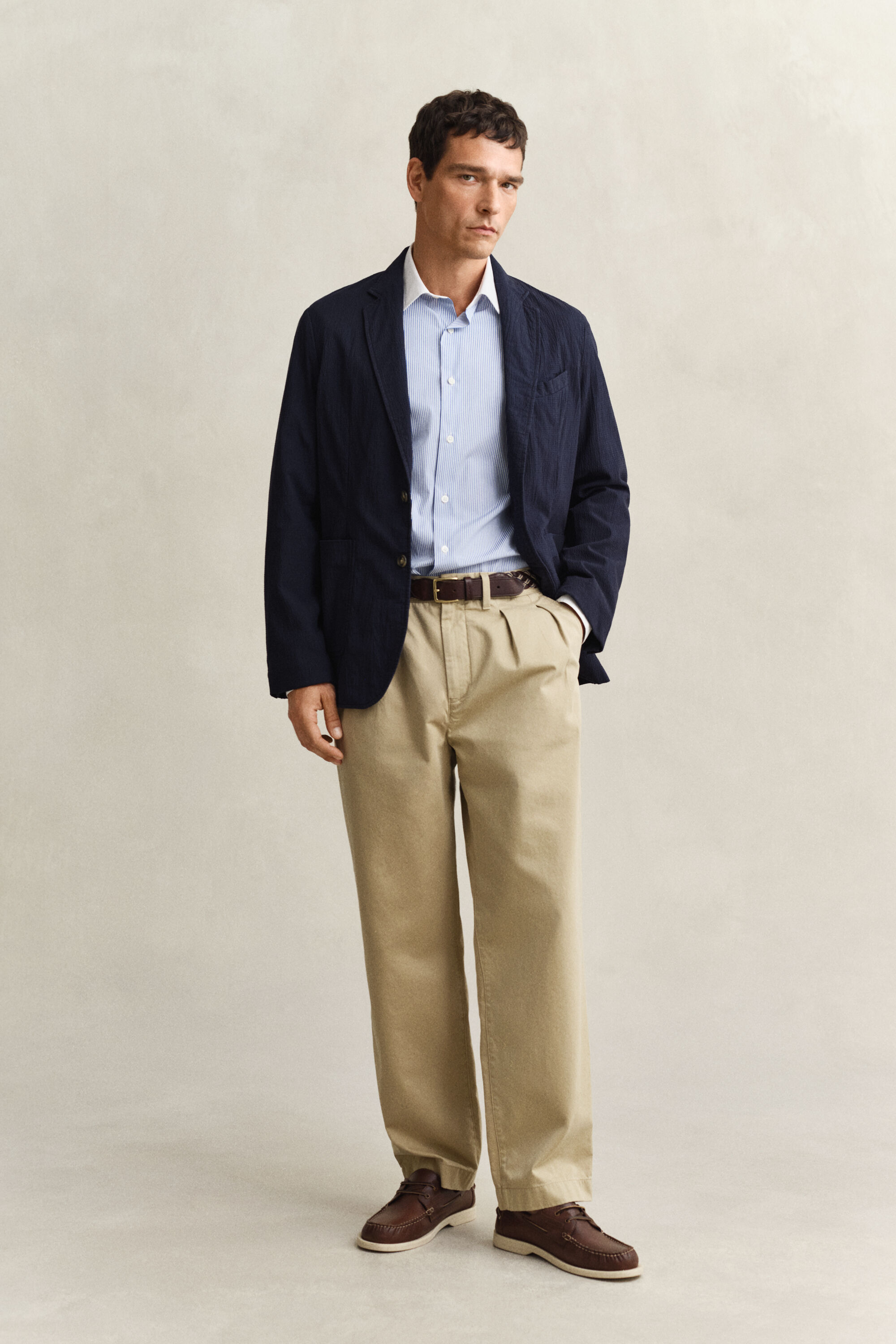 Elegant poplin-skjorte