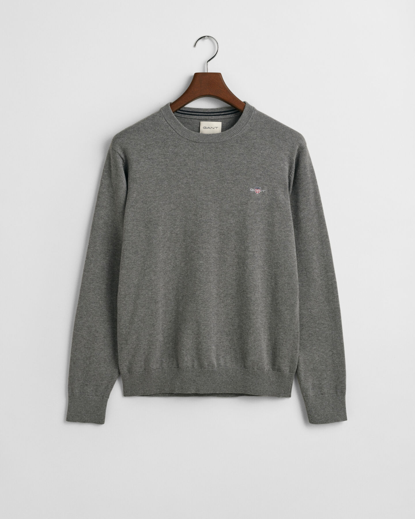 Klassiske crewneck sweater i bomuld