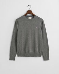 Klassiske crewneck sweater i bomuld