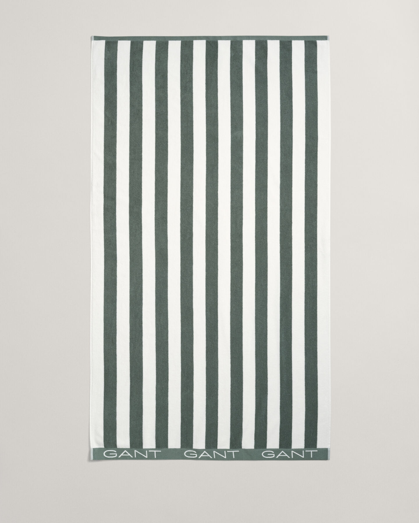 Blokstribet strandhåndklæde