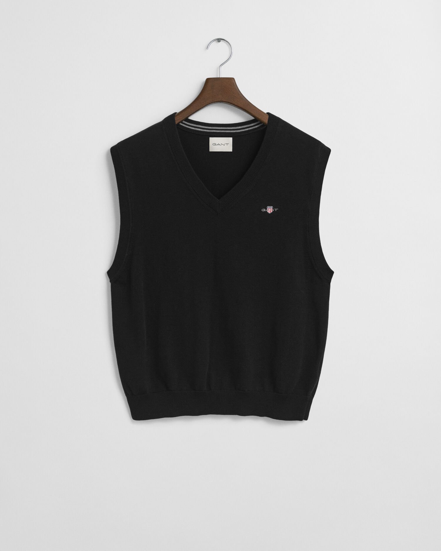 Klassisk vest af bomuld