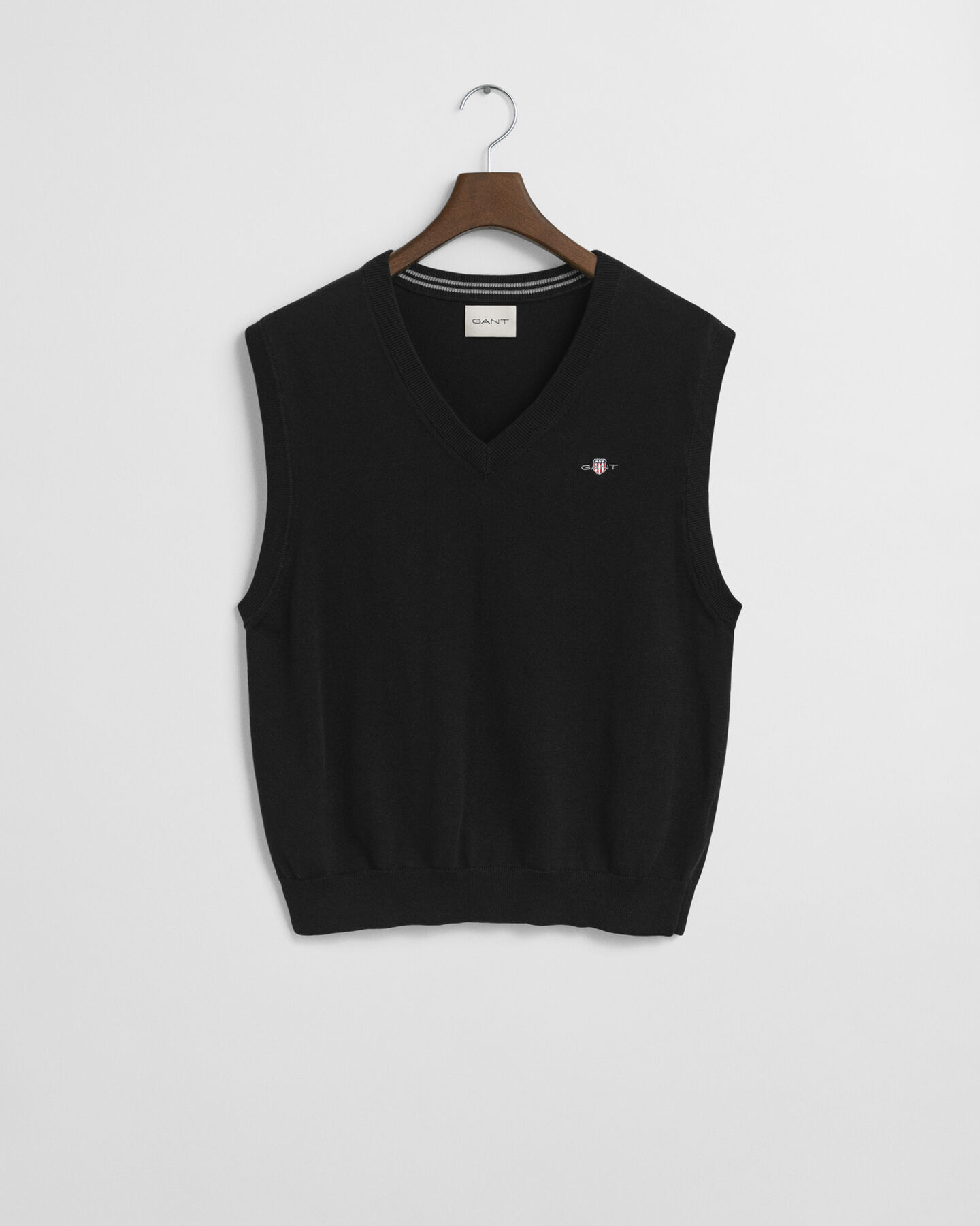 Klassisk vest af bomuld