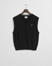 Klassisk vest af bomuld