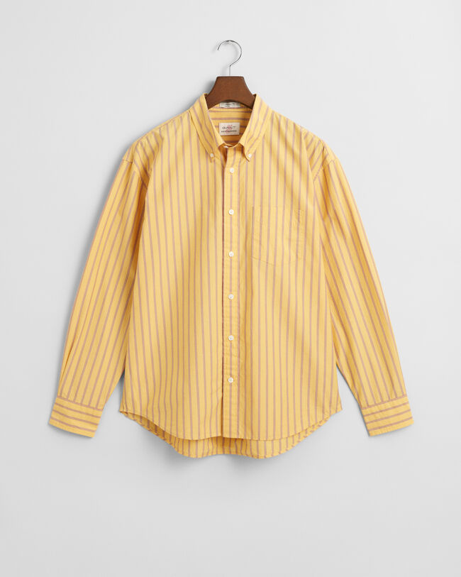 Relaxed fit Heritage Poplin skjorte med striber