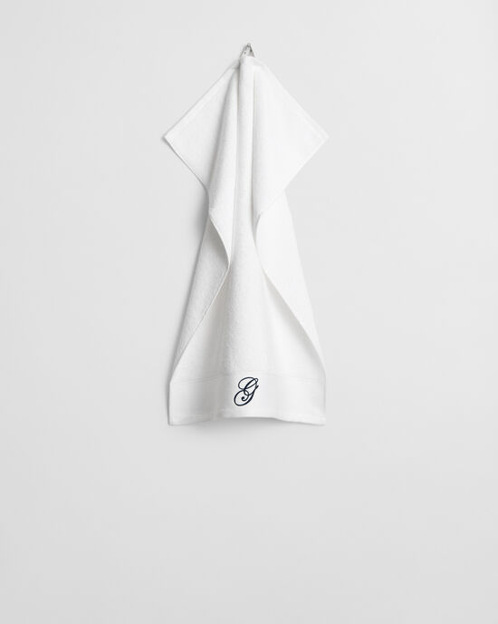 Broderet håndklæde 30X50