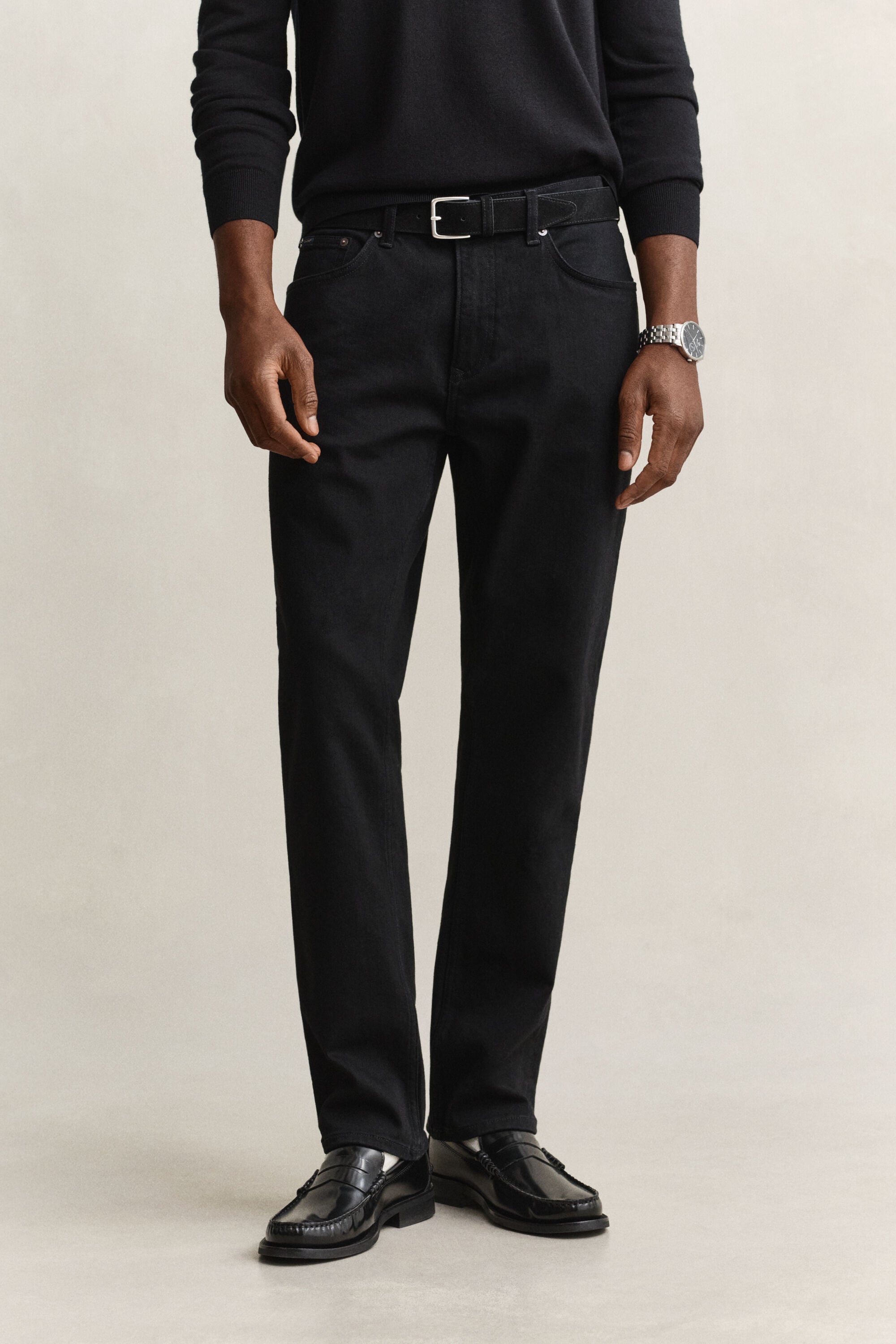 Regular jeans i let vask