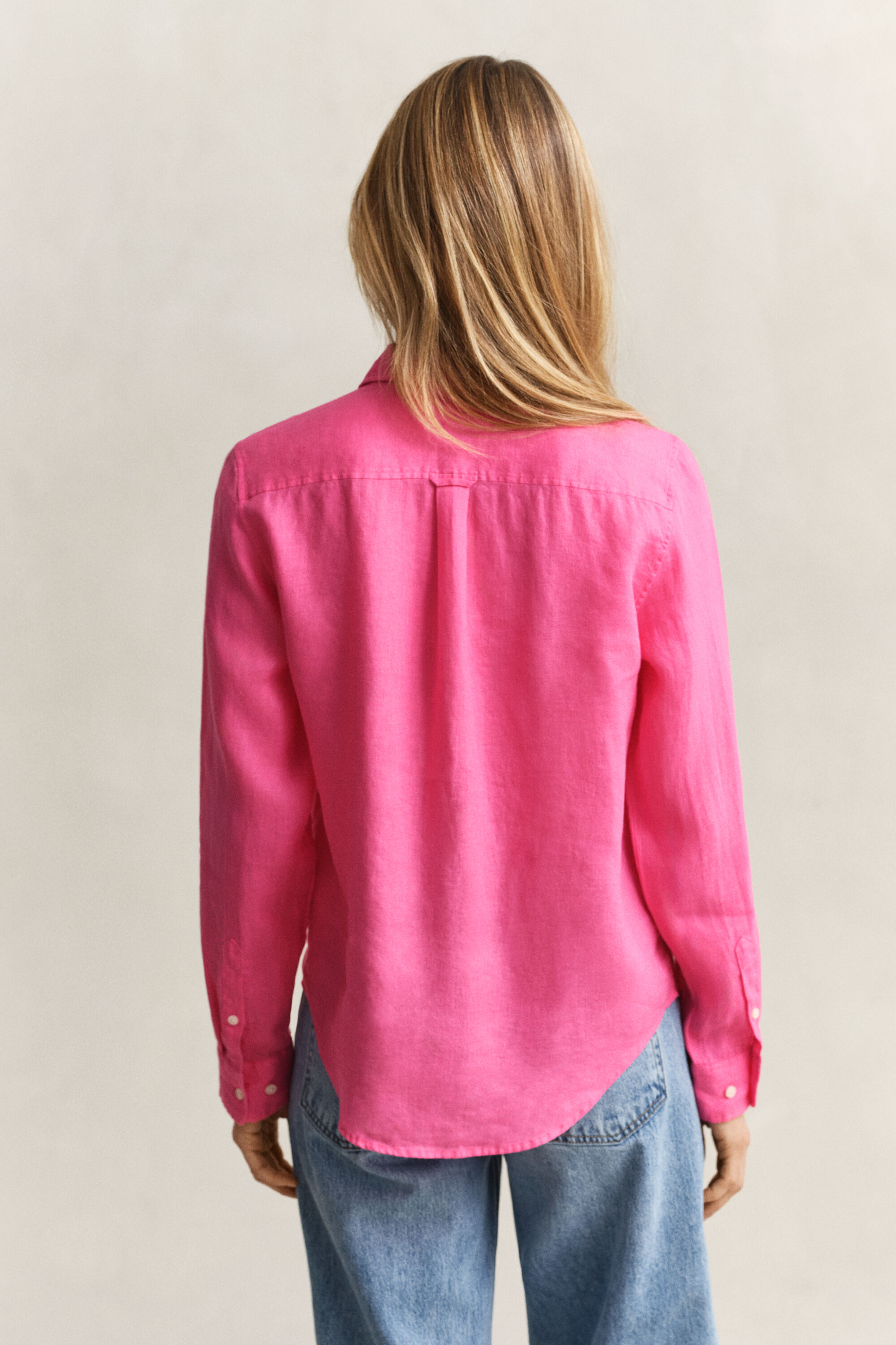 Regular fit skjorte af hør