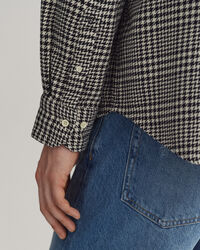 Oversized Houndstooth bomuldsskjorte