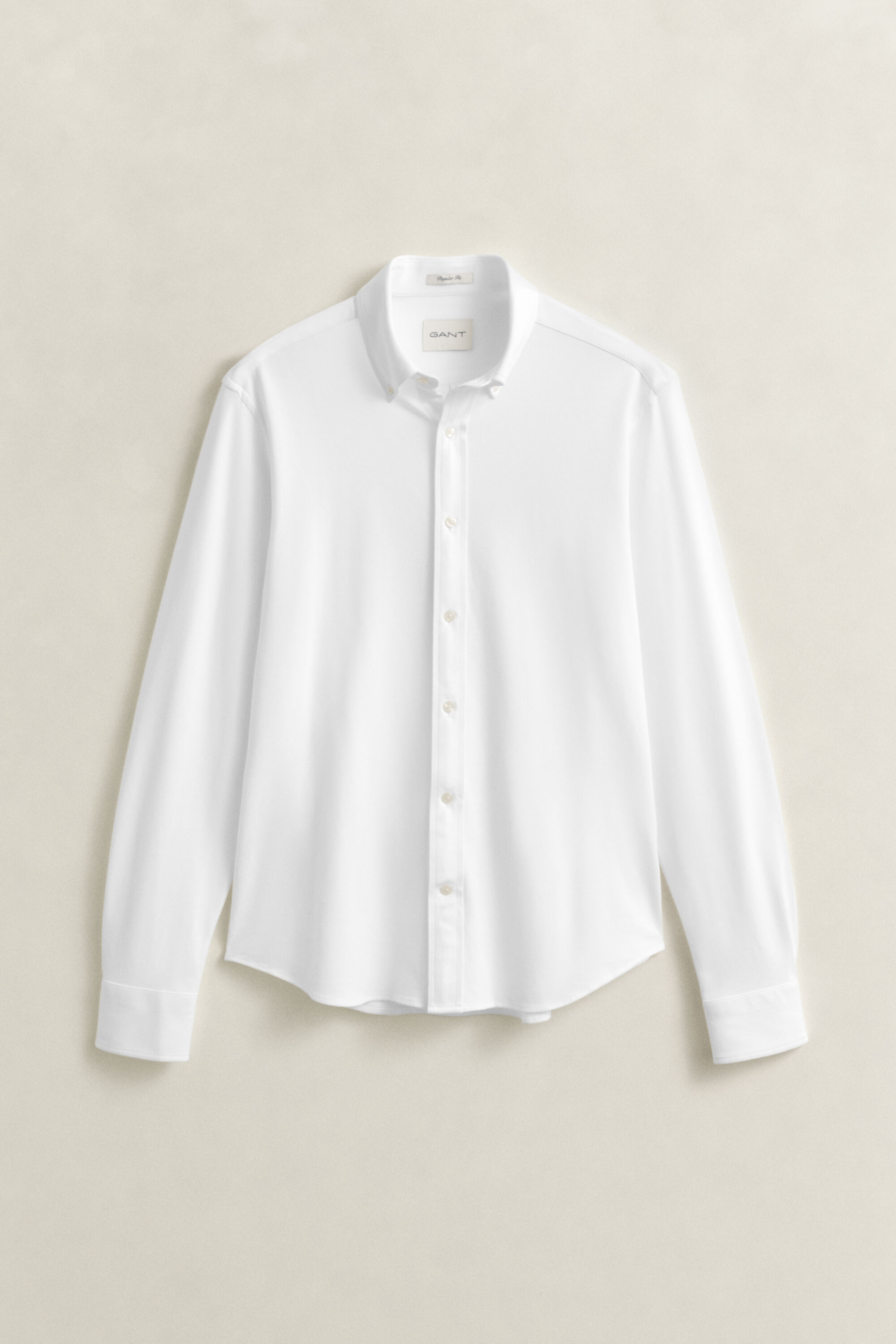 Jersey skjorte med stræk i piqué