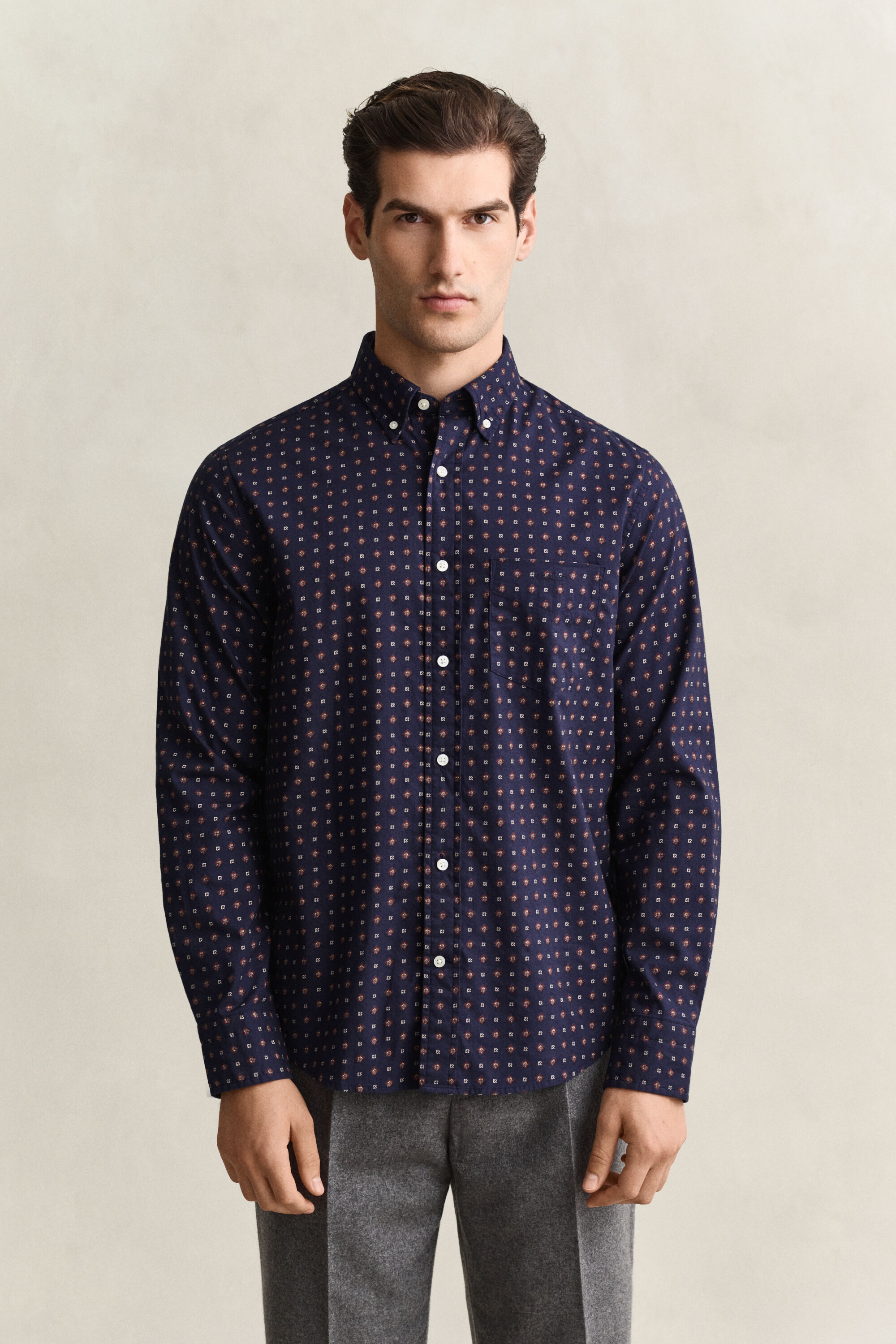 Paisley skjorte i twill