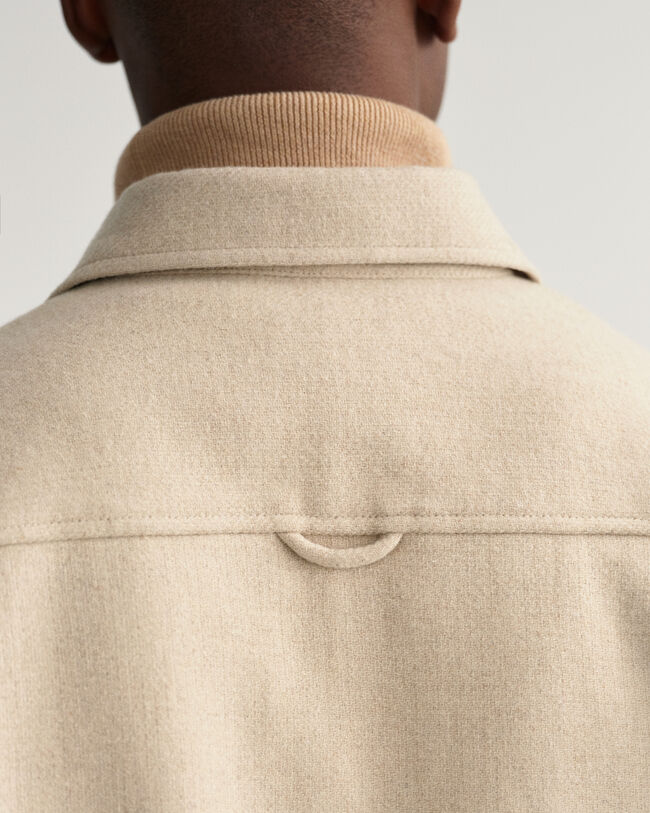 Overskjorte i uldblanding