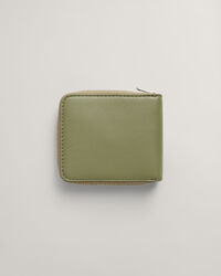 Læderpung med lynlås