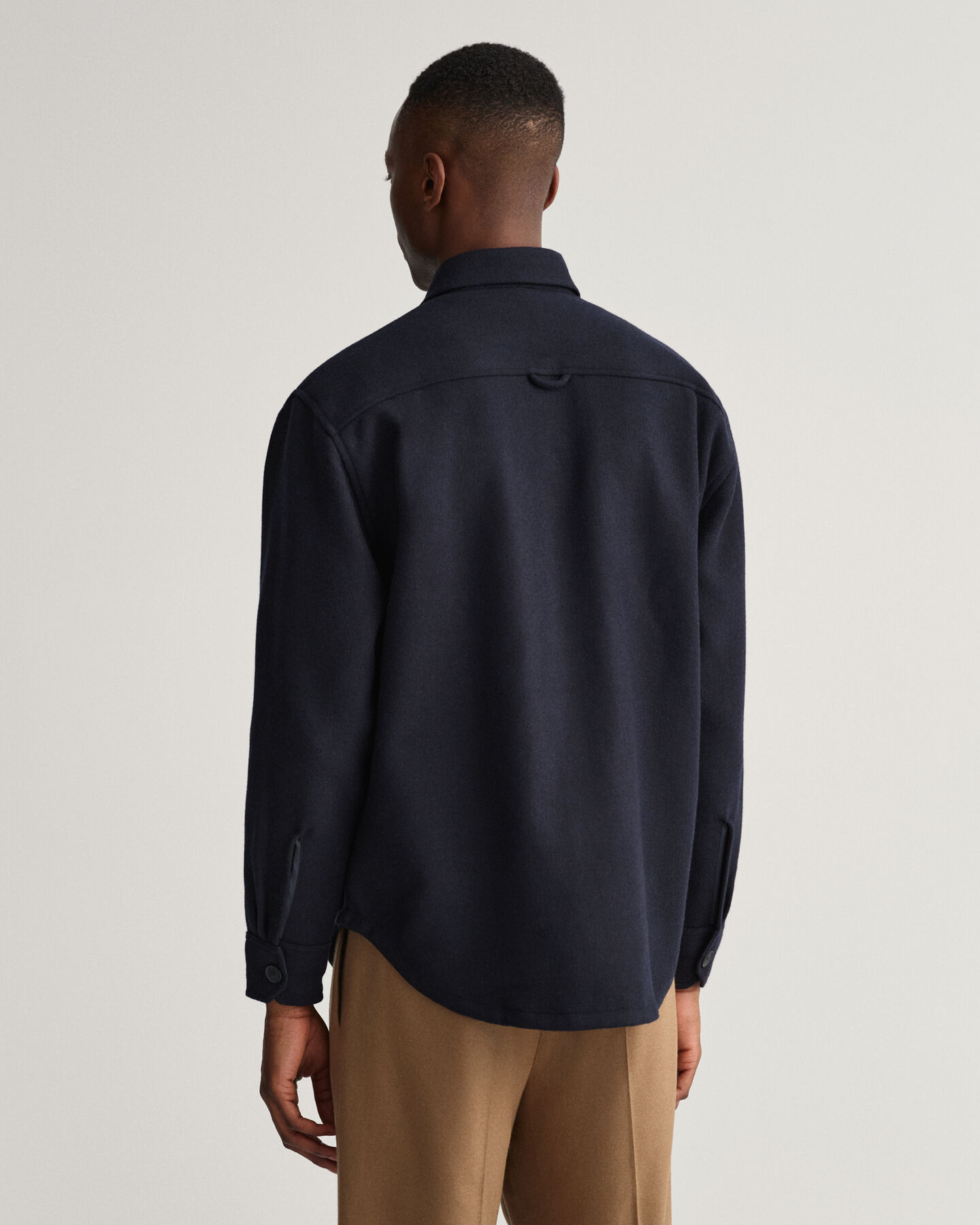 Overskjorte i uldblanding