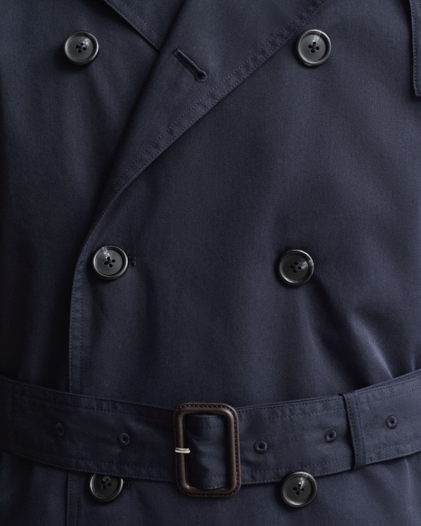 Trenchcoat i bomuldsblanding