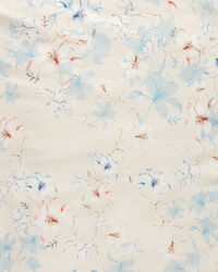 Dobbelt dynebetr&aelig;k med blomstertryk