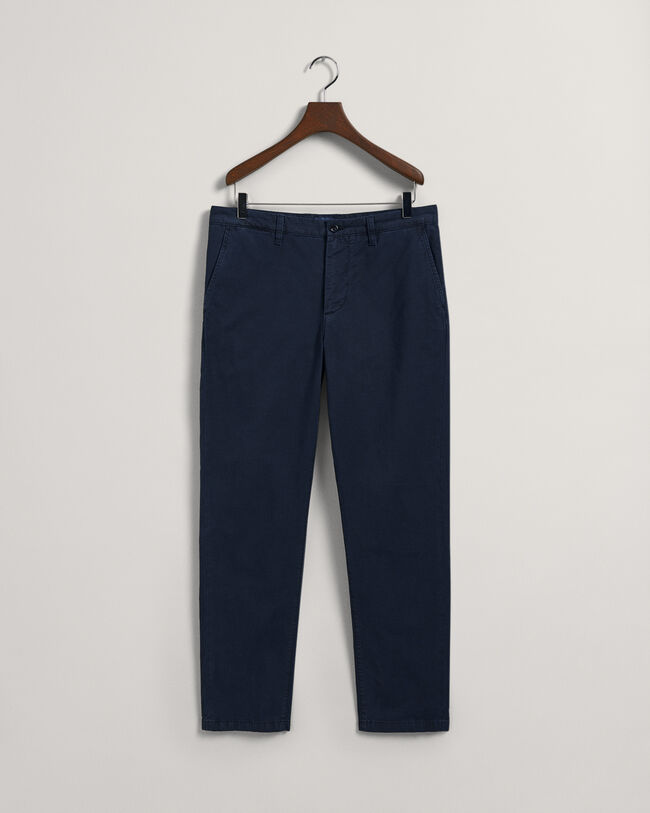 Allister Regular fit chinobukser af lærred